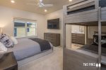 Second Floor Bunkroom with Full Bed, Twin Bunks & Flat Screen TV